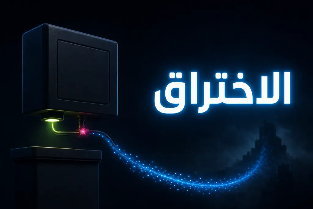 أنبوب خفي يحوّل تدفق الزوار من موقع ووردبريس إلى وجهة مجهولة، تعبيرًا عن تحويل الموقع لموقع سبام